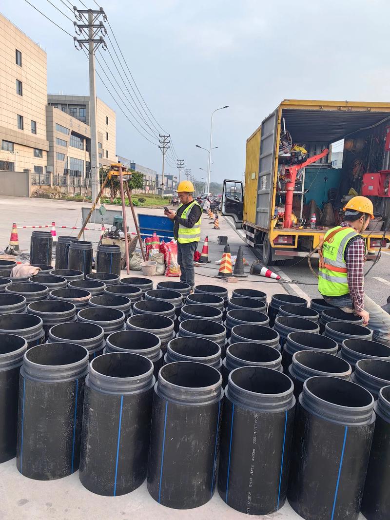 石龙镇管道短管置换